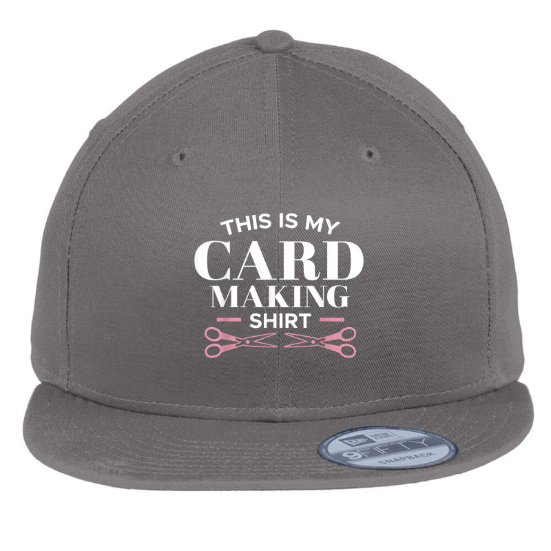 My Card Making Shirt Scrapbooking Scrapbook Scrapbooker Swap T Shirt Flat Bill Snapback Cap | Artistshot