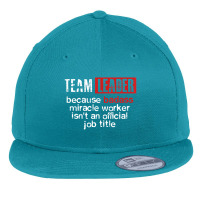 Team Leader Office Leadership Influencer Management Boss Flat Bill Snapback Cap | Artistshot