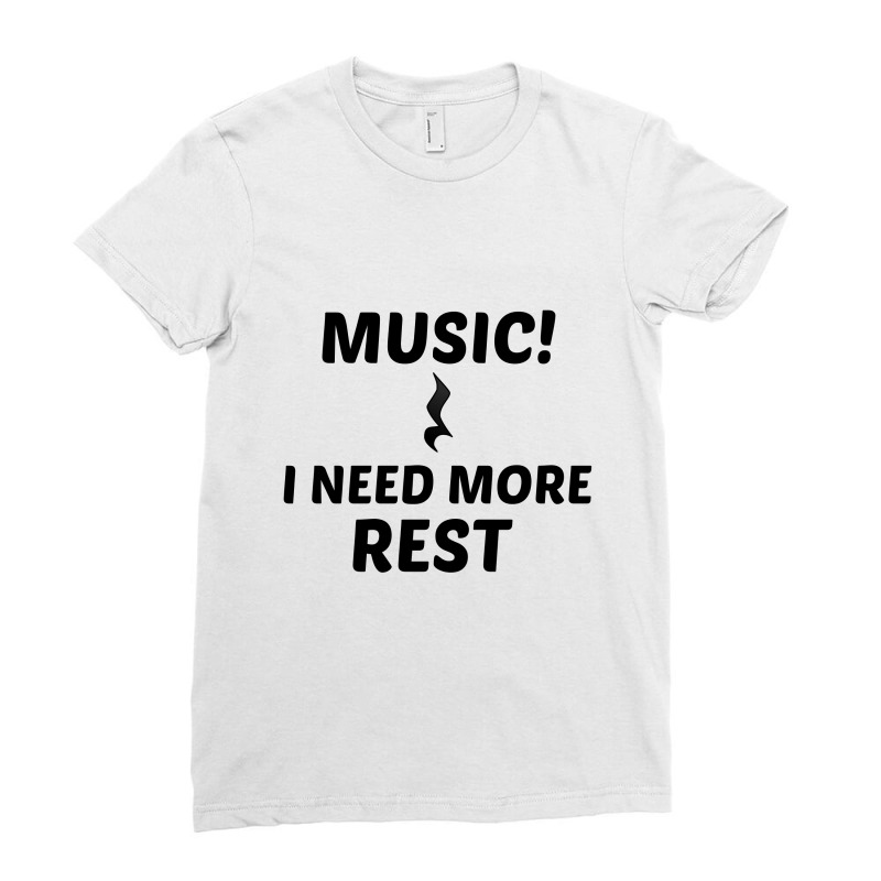 Music Rest Ladies Fitted T-Shirt by Perfect Designers | Artistshot