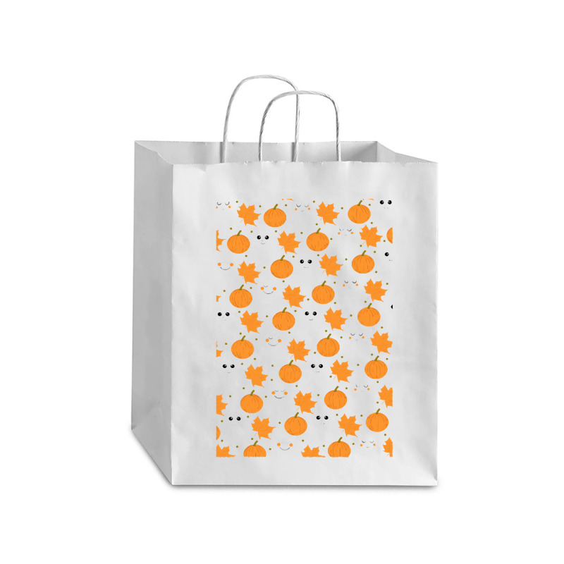 Halloween Pattern T  Shirt Halloween Pattern T  Shirt Debie Paper Bag - 10 X 5 X 13 | Artistshot