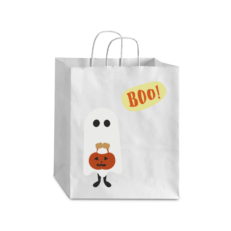 Halloween T  Shirt Boo T  Shirt Debie Paper Bag - 10 X 5 X 13 | Artistshot