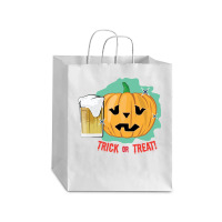 Halloween T  Shirt Drinking Halloween Pumpkin   Funny T  Shirt Debie Paper Bag - 10 X 5 X 13 | Artistshot