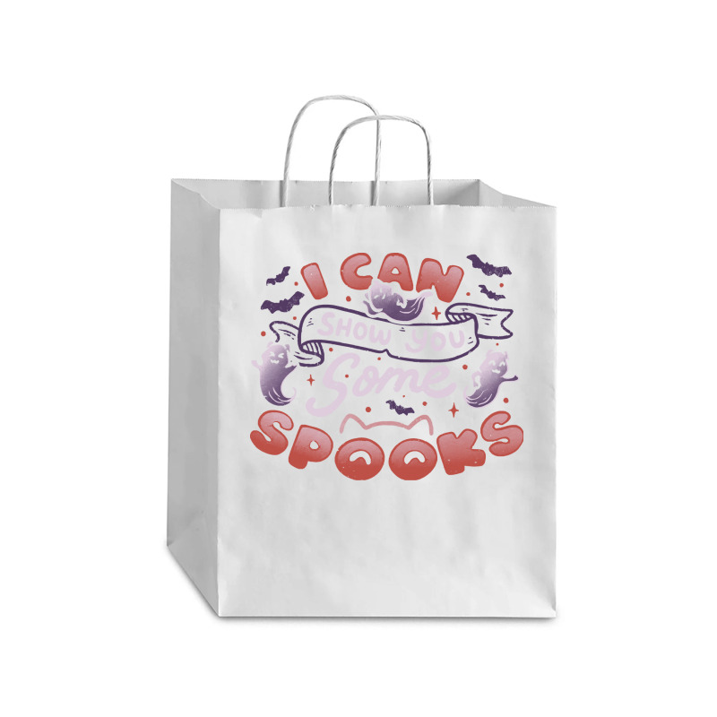 Halloween T  Shirt I Can Show You Some Spooks By Tobe Fonseca T  Shirt Debie Paper Bag - 10 X 5 X 13 | Artistshot