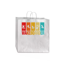 Water Sport Wake Board Wakeboarding Lover Wakeboarder T Shirt Jumbo Paper Bag - 18 X 7 X 18 3/4 | Artistshot