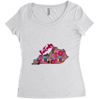 Pink Kentucky Women's Triblend Scoop T-shirt | Artistshot