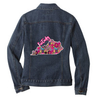 Pink Kentucky Ladies Denim Jacket | Artistshot