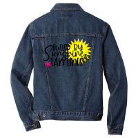 Fueled By Sunshine & Tan Lines Men Denim Jacket | Artistshot