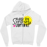 Fueled By Sunshine & Tan Lines Zipper Hoodie | Artistshot