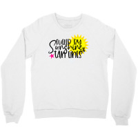 Fueled By Sunshine & Tan Lines Crewneck Sweatshirt | Artistshot