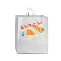 Brick Layer Master Builder Big Building Blocks Engineer Toy T Shirt Queen Paper Bag - 16 X 6 X 19 1/4 | Artistshot