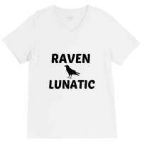 Raven Lunatic V-neck Tee | Artistshot