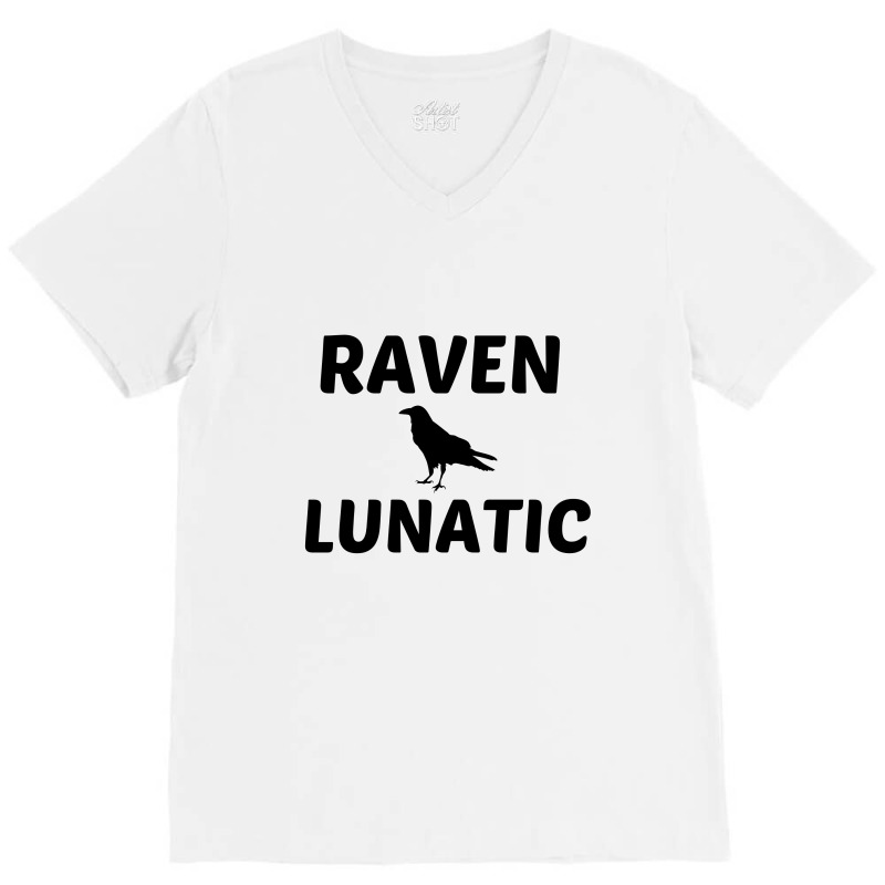 Raven Lunatic V-Neck Tee by Perfect Designers | Artistshot