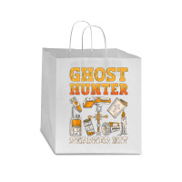 Ghost Hunter Starter Kit Paranormal Hunting Ghost Hunter T Shirt Star Paper Bag - 13 X 7 X 13 | Artistshot