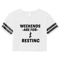 Resting Weekend Scorecard Crop Tee | Artistshot