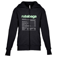 Rutabaga Nutrition Facts Funny Thanksgiving Christmas Food Youth Zipper Hoodie | Artistshot