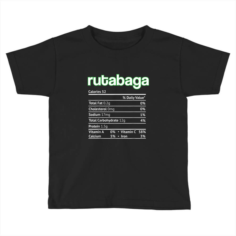 Rutabaga Nutrition Facts Funny Thanksgiving Christmas Food Toddler T-shirt | Artistshot