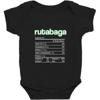 Rutabaga Nutrition Facts Funny Thanksgiving Christmas Food Baby Bodysuit | Artistshot