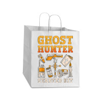 Ghost Hunter Starter Kit Paranormal Hunting Ghost Hunter T Shirt Take Out Paper Bag - 14 X 10 X 15 1/2 | Artistshot