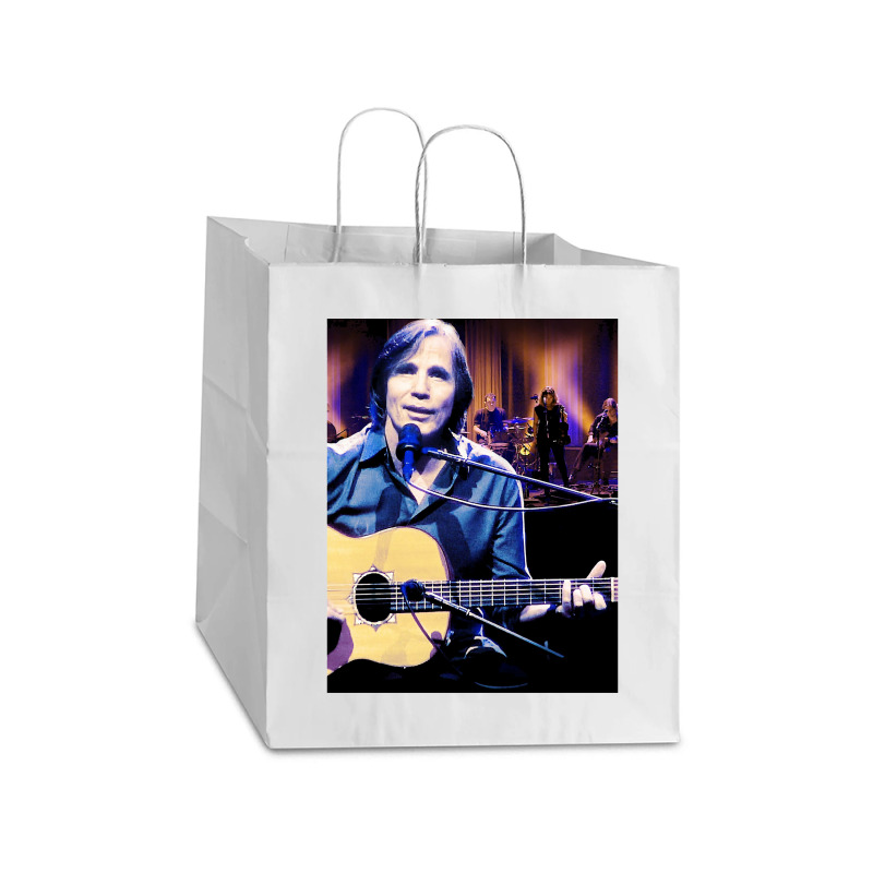 Music Vintage Retro Misran Jackson For Mens Womens Take Out Paper Bag - 14 X 10 X 15 1/2 | Artistshot