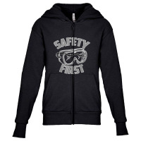 Safety First Goggles Swimming Diving Sports Youth Zipper Hoodie | Artistshot