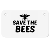 Save The Bees Motorcycle License Plate | Artistshot