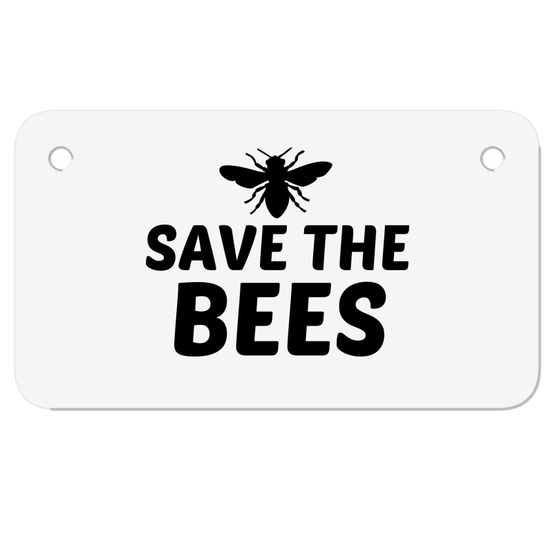 Save The Bees Motorcycle License Plate | Artistshot