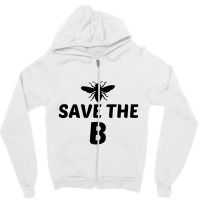 Save The B Funny Zipper Hoodie | Artistshot