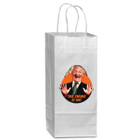 Retro  Anthony Gift Men Wine Paper Bag - 5 1/2 X 3 1/4 X 13 | Artistshot