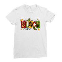 Black Ladies Fitted T-shirt | Artistshot