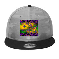 Mardi Gras Street Lights Camo Snapback | Artistshot