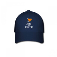 I Love Jesus And Tennessee  Orange Heart Cute Fan Gift Baseball Cap | Artistshot