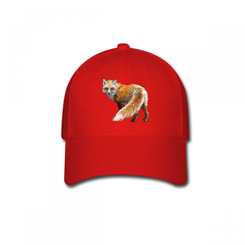 Red Fox Baseball Cap by LillyAllenDesigns | Artistshot