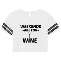 Wine Weekend Scorecard Crop Tee | Artistshot