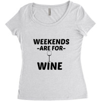 Wine Weekend Women's Triblend Scoop T-shirt | Artistshot