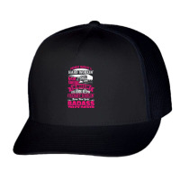 Truck Lover Trucker Proudly Taken By Badass Truck Driver Husband Wife Trucker Cap | Artistshot