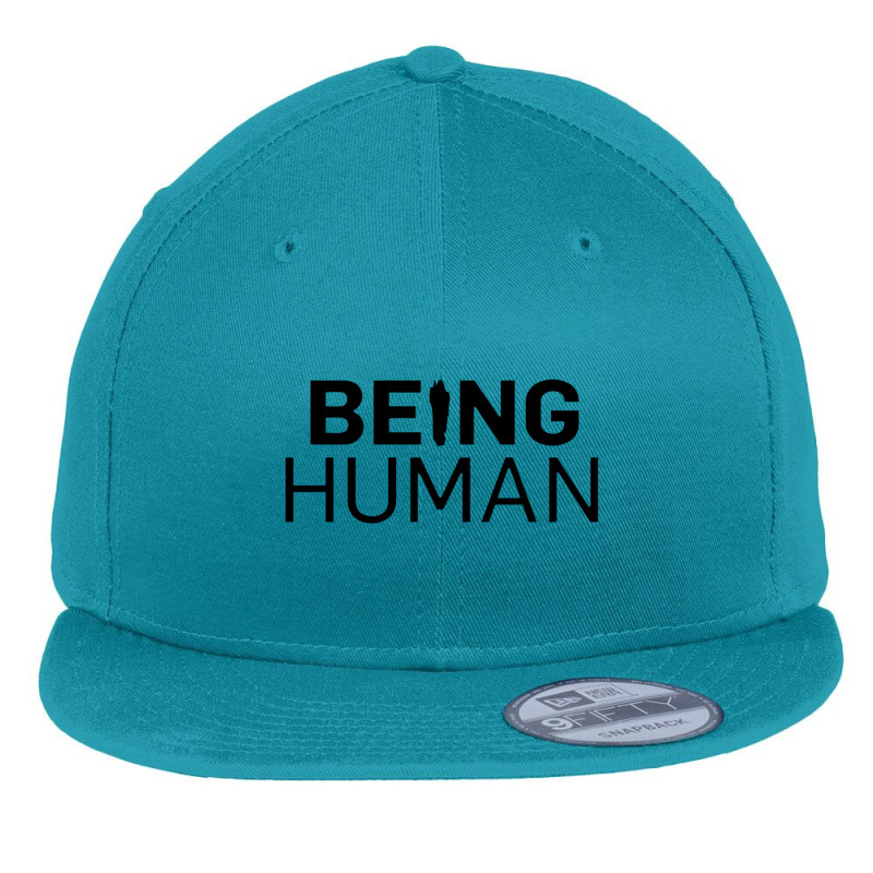 Being Human Flat Bill Snapback Cap by duniaperi | Artistshot