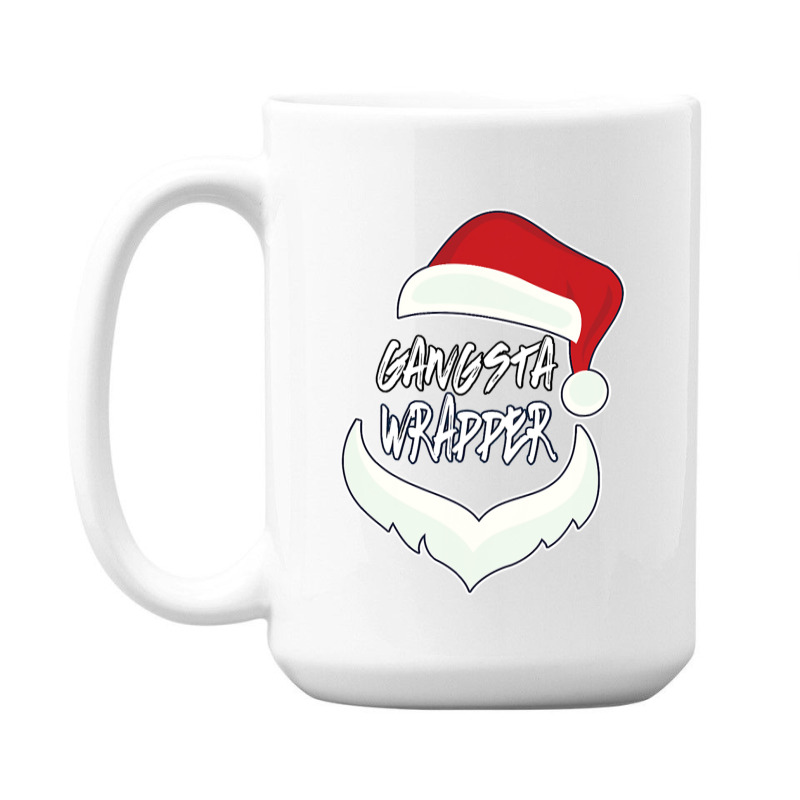 Christmas Gangsta Wrapper Santa Clause 15 Oz Coffee Mug | Artistshot