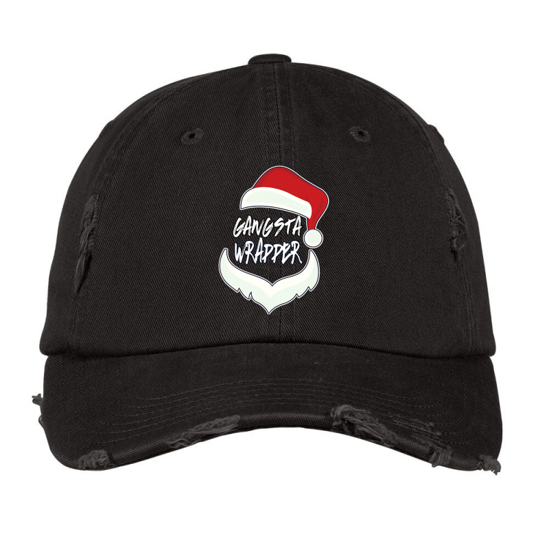 Christmas Gangsta Wrapper Santa Clause Vintage Cap | Artistshot