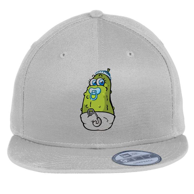 Baby Pickle Flat Bill Snapback Cap by BealArt | Artistshot