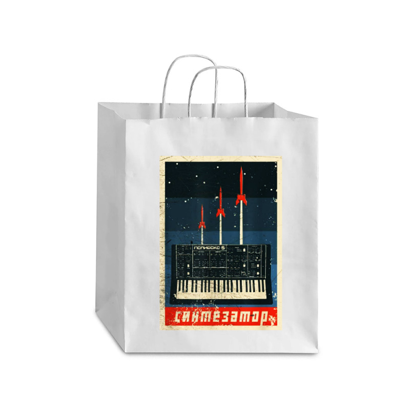 Vintage Synthesizer Debie Paper Bag - 10 X 5 X 13 | Artistshot