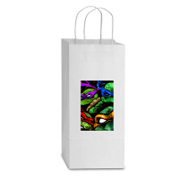 Gifts Idea Cowabunga Funny Gifts Boy Girl Double Wine Paper Bag - 6 1/2 X 3 1/2 X 12 3/8 | Artistshot