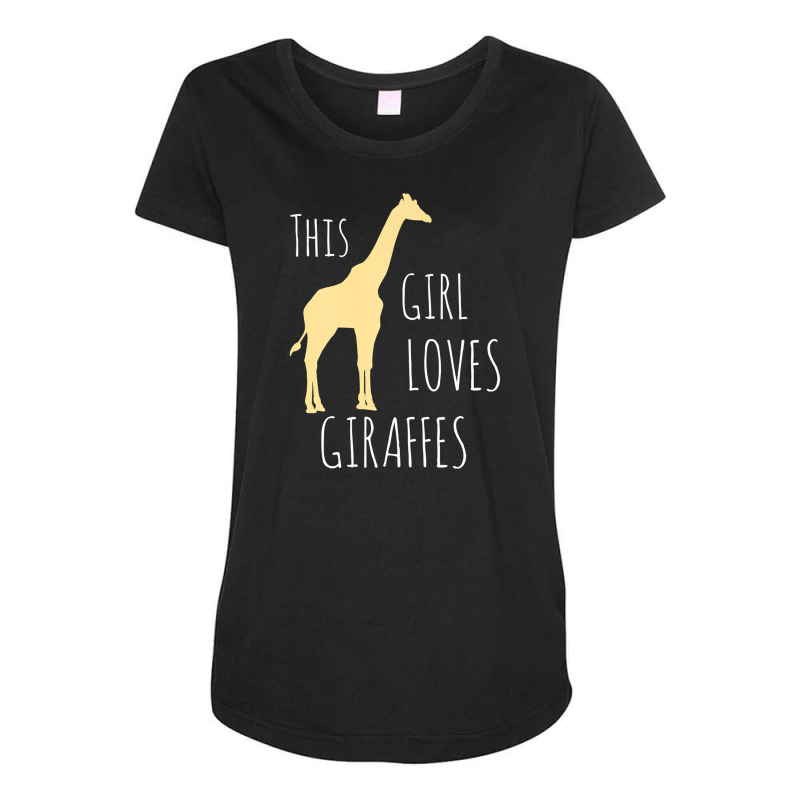 Cute Girls Novelty This Girl Loves Maternity Scoop Neck T-shirt by EpulArt | Artistshot