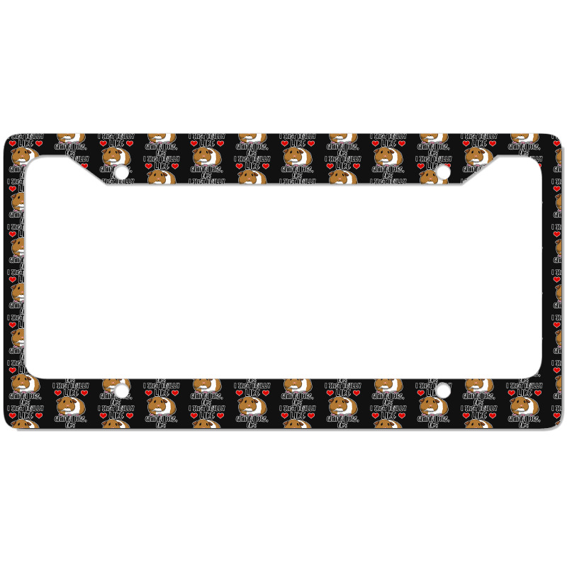 Cute Guinea Pigs Wildlife Nature Animal License Plate Frame | Artistshot