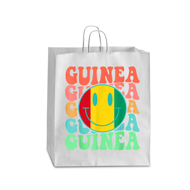 Retro Guinea Guinean Flag Mens Womens Kids T Shirt Queen Paper Bag - 16 X 6 X 19 1/4 | Artistshot