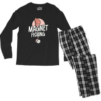 Magnet Fishing Magnets Fisherman Fisher Premium Men's Long Sleeve Pajama Set | Artistshot