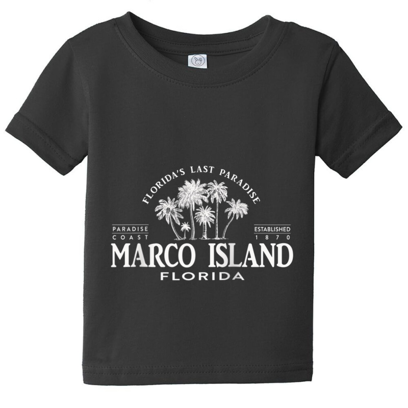 Marco Island Fl Florida's Last Paradise Paradise Coast Raglan Baseball Baby Tee by Tiktify | Artistshot