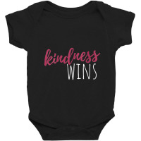 Kindness Wins Basic Baby Bodysuit | Artistshot