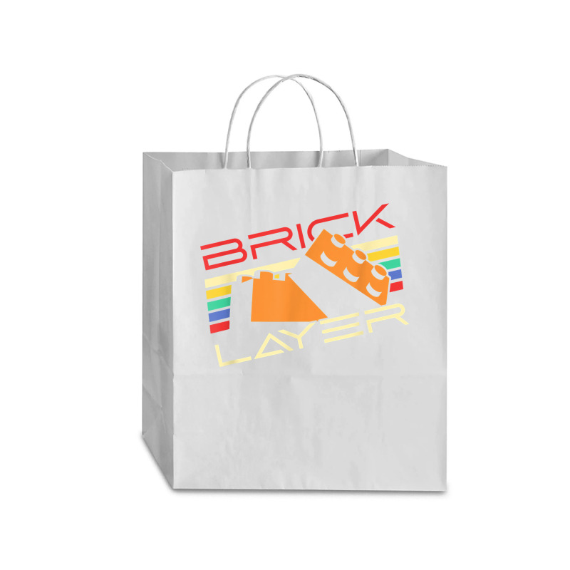 Brick Layer Master Builder Big Building Blocks Engineer Toy T Shirt Traveler Paper Bag -13 X 6 X 15 3/4 | Artistshot