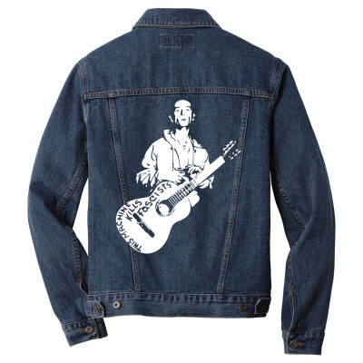 Custom Woody Guthrie This Machine Kills Fascists Men Denim