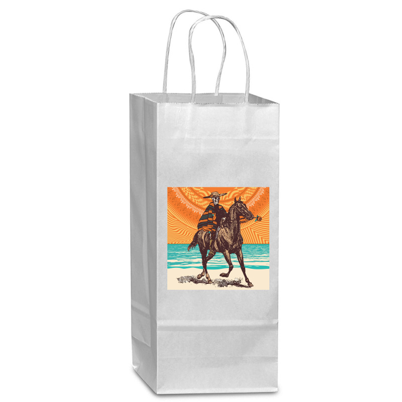 Graphic Picture Jerry Grateful Day Gift Wine Paper Bag - 5 1/2 X 3 1/4 X 13 | Artistshot